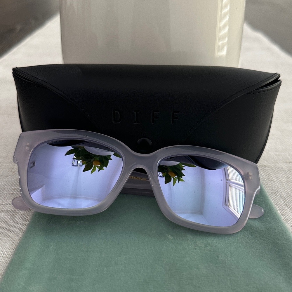 NWOT Diff Bella II Lavender Sunglasses